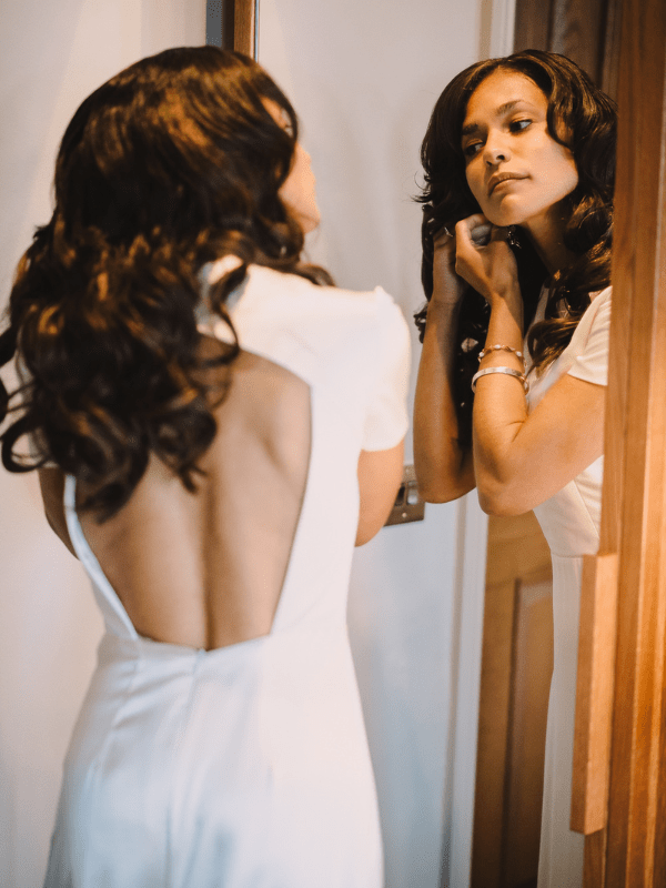 Real Bride: Charlotte in ENDER LEGARD and Andrea Hawkes